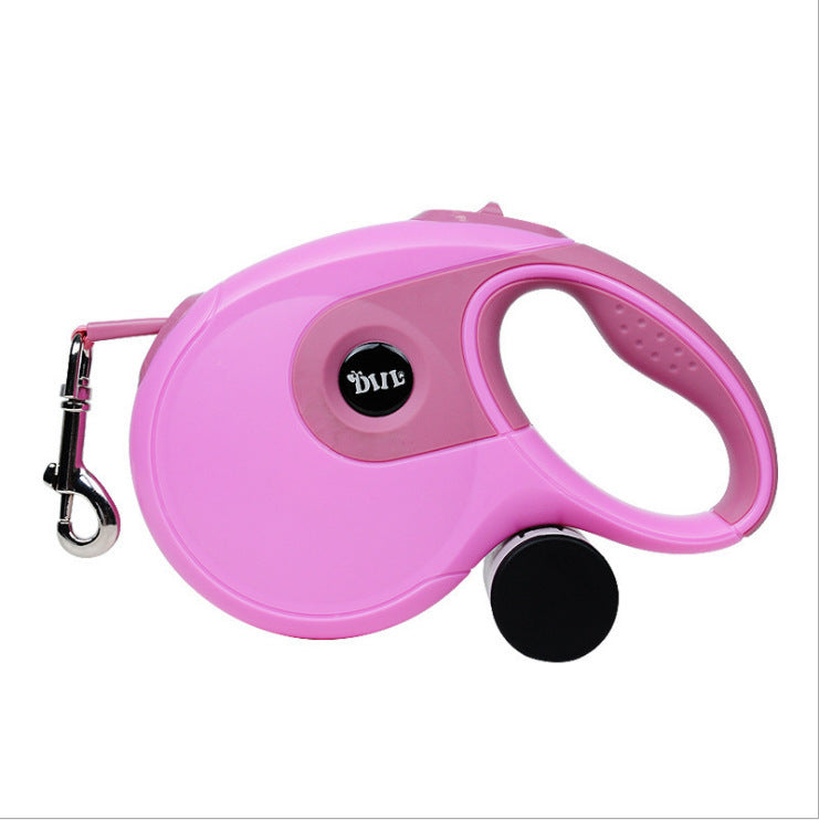 KFX-5955901 Automatic Retractable Dog Leash with Various Color Options and Dustbin Accessories