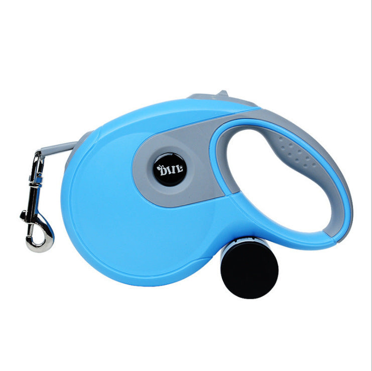 KFX-5955901 Automatic Retractable Dog Leash with Various Color Options and Dustbin Accessories