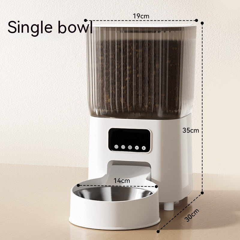 KFX-5957053 Smart Automatic Pet Feeder with WiFi Video Monitoring and Interactive Voice Control for Cats and Dogs
