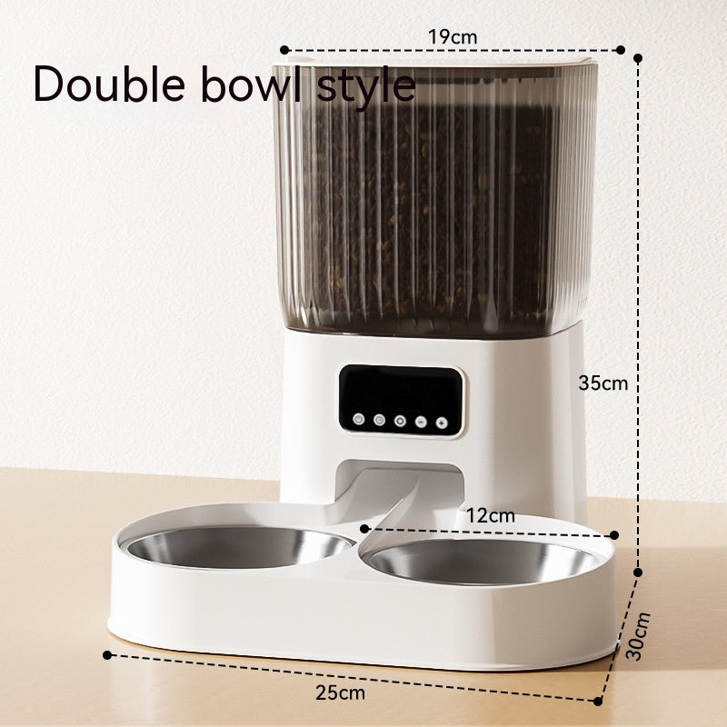 KFX-5957053 Smart Automatic Pet Feeder with WiFi Video Monitoring and Interactive Voice Control for Cats and Dogs