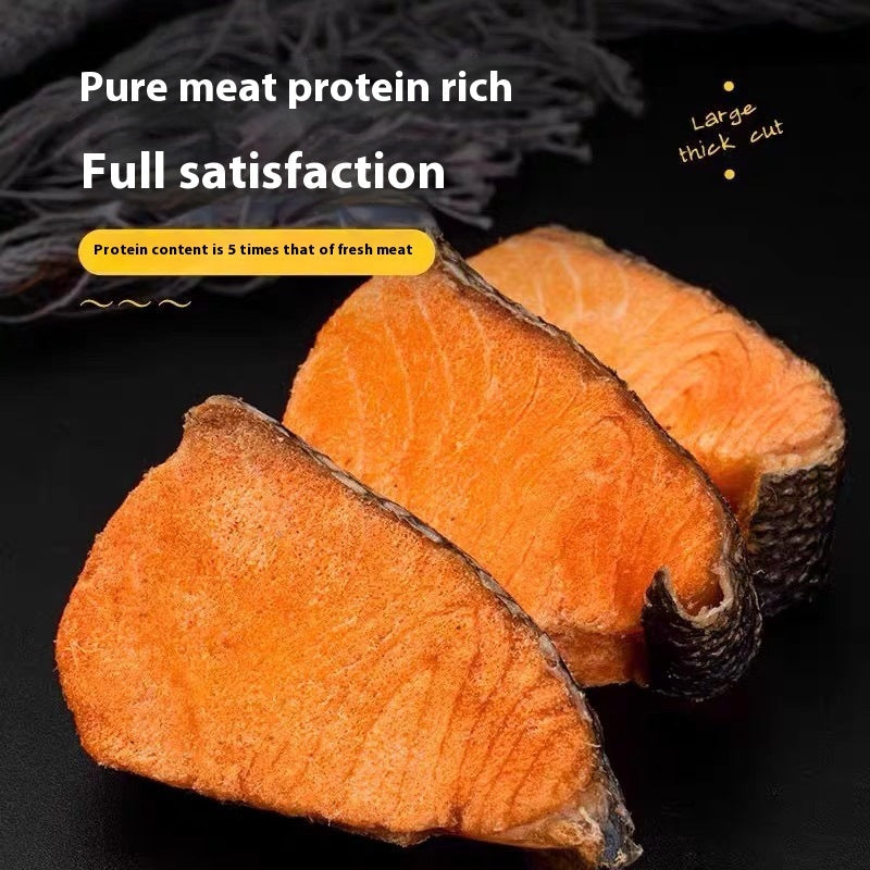 KFX-5959101 Freeze-Dried Salmon Chunks for Dogs - Multiple Sizes Available