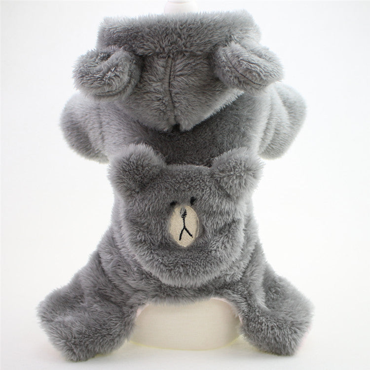 KFX-5959613 Thickened Double-Sided Arctic Velvet Autumn and Winter Pet Clothes for Dogs in Multicolors