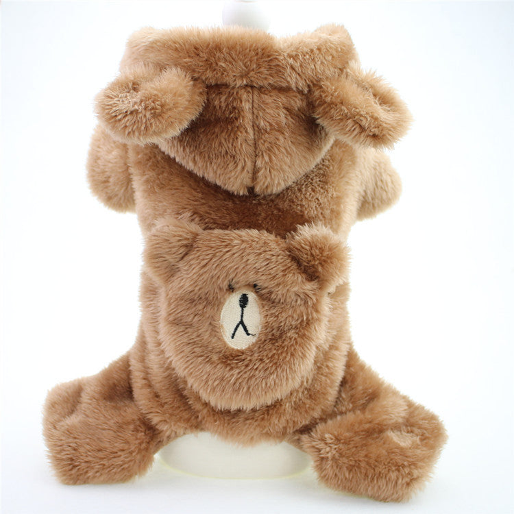 KFX-5959613 Thickened Double-Sided Arctic Velvet Autumn and Winter Pet Clothes for Dogs in Multicolors