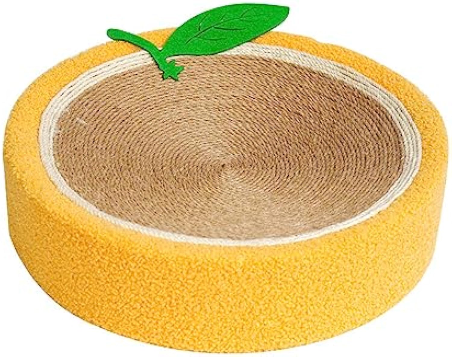 KFX-5960509 Sisal Round Cat Scratching Board and Bed for Small Breeds - Durable, Multi-Purpose Design for Play and Sleep