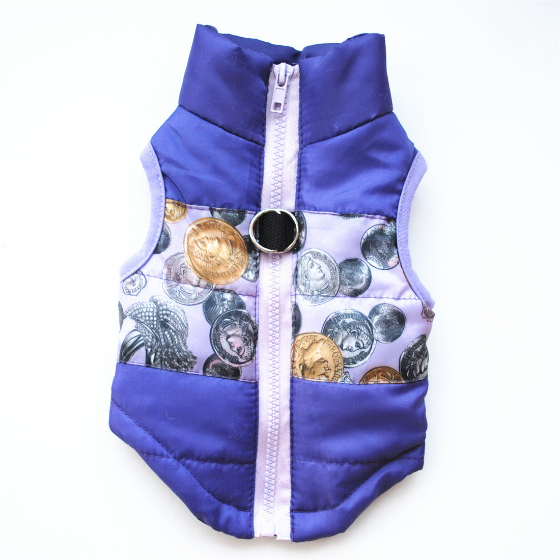 KFX-5965373 Padded Jacket Waistcoat Vest for All Seasons - Lightweight Chemical Fiber Cotton with Traction Buckle
