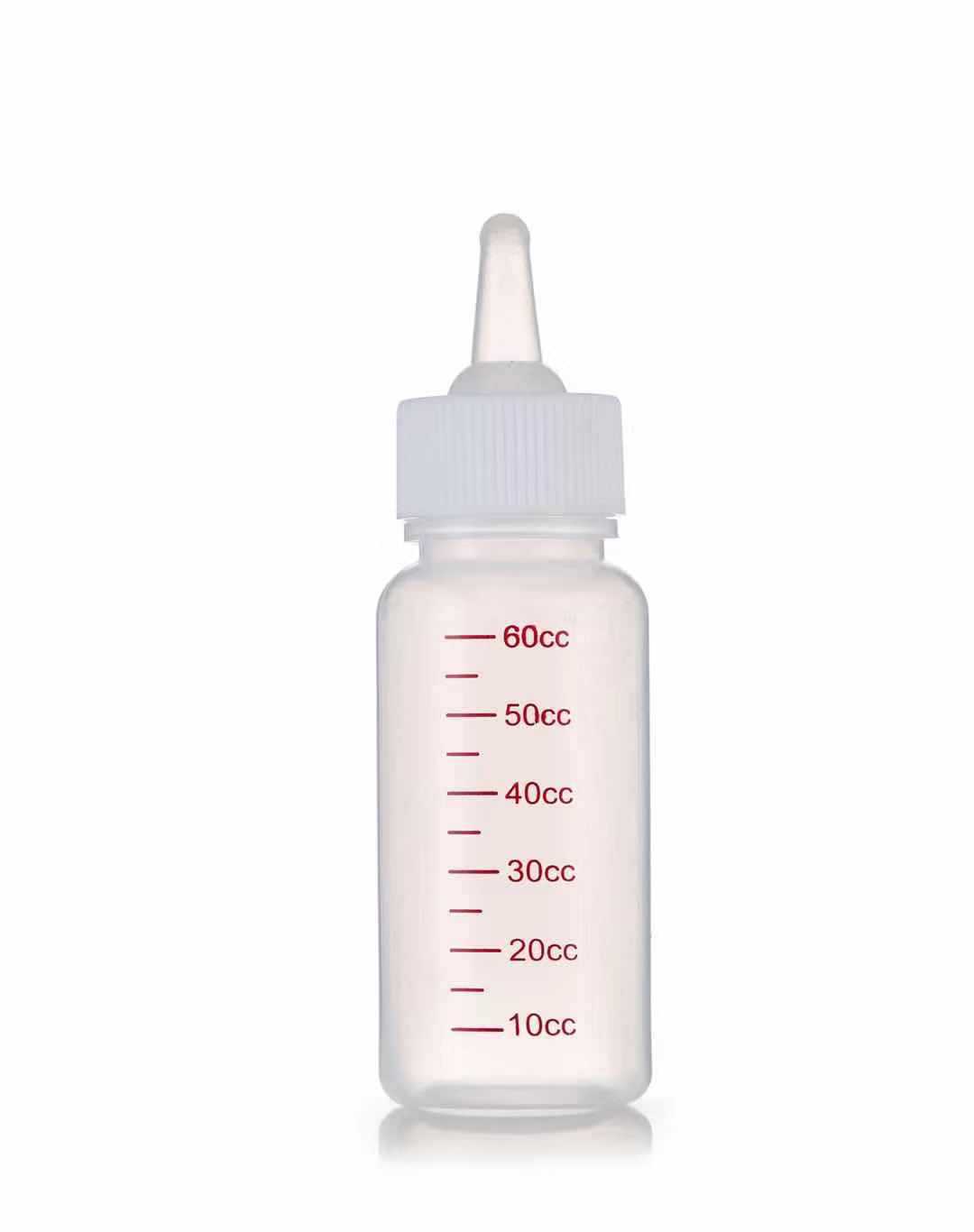 KFX-5966653 60 Ml Pet Milk Bottle for Dogs and Cats - Feeding Bottle Set with Nipple and Brush