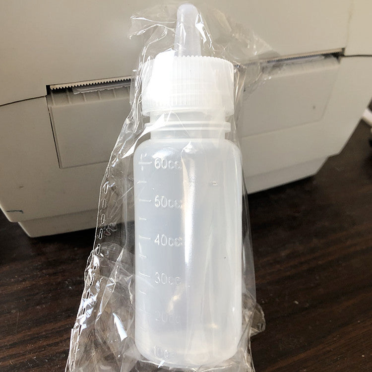 KFX-5966653 60 Ml Pet Milk Bottle for Dogs and Cats - Feeding Bottle Set with Nipple and Brush