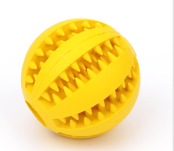 KFX-5967421 Multi-Color Rubber Mint Feeding Ball with Built-in Food Storage for Dogs and Cats