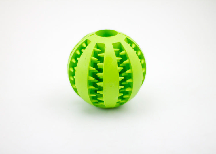 KFX-5967421 Multi-Color Rubber Mint Feeding Ball with Built-in Food Storage for Dogs and Cats