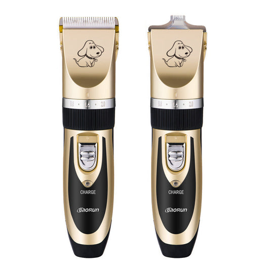KFX-5970365 Ceramic Pet Hair Clipper with 24-tooth and 33-tooth Blade Options