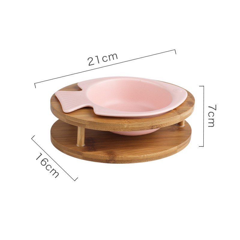 KFX-5970749 Elegant Ceramic Cat Bowl for Stylish Dining