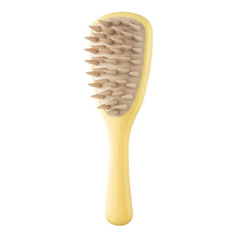 KFX-5972029 Silicone Pet Shampoo Brush for Dogs and Cats - Bathing, Massaging, and Shedding Tool with Comfortable Handle