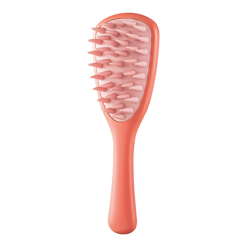 KFX-5972029 Silicone Pet Shampoo Brush for Dogs and Cats - Bathing, Massaging, and Shedding Tool with Comfortable Handle