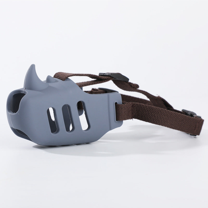 KFX-5974205 Silicone Anti-Bite Pet Muzzle for Medium and Large Dogs - Multiple Colors Available