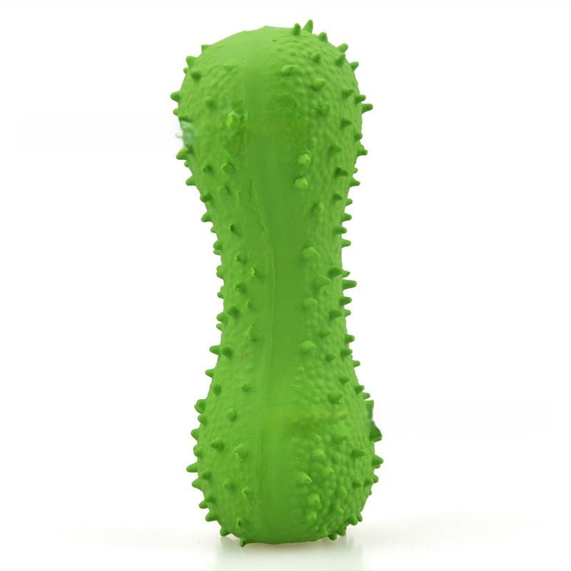 KFX-5975357 Pet Latex Toys Barbed Bone - Sound Toy for Effective Tooth Cleaning