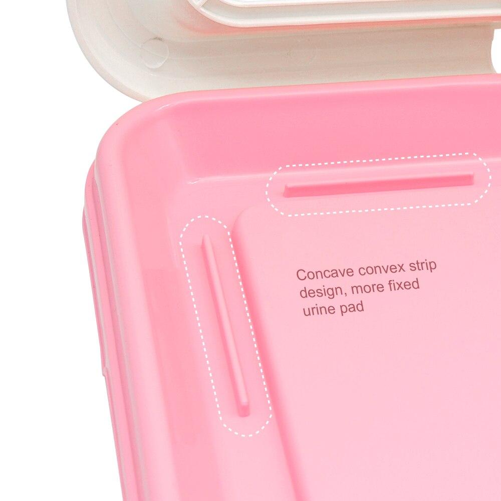 KFX-5975997 Dog Toilet Training Pad - Indoor Pet Urinal Inducer, Blue & Pink, Size 35x47x6cm