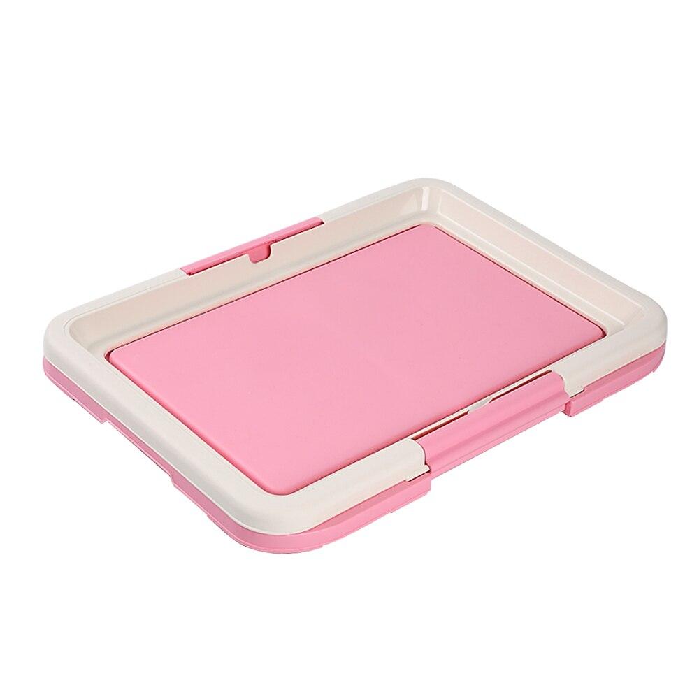 KFX-5975997 Dog Toilet Training Pad - Indoor Pet Urinal Inducer, Blue & Pink, Size 35x47x6cm