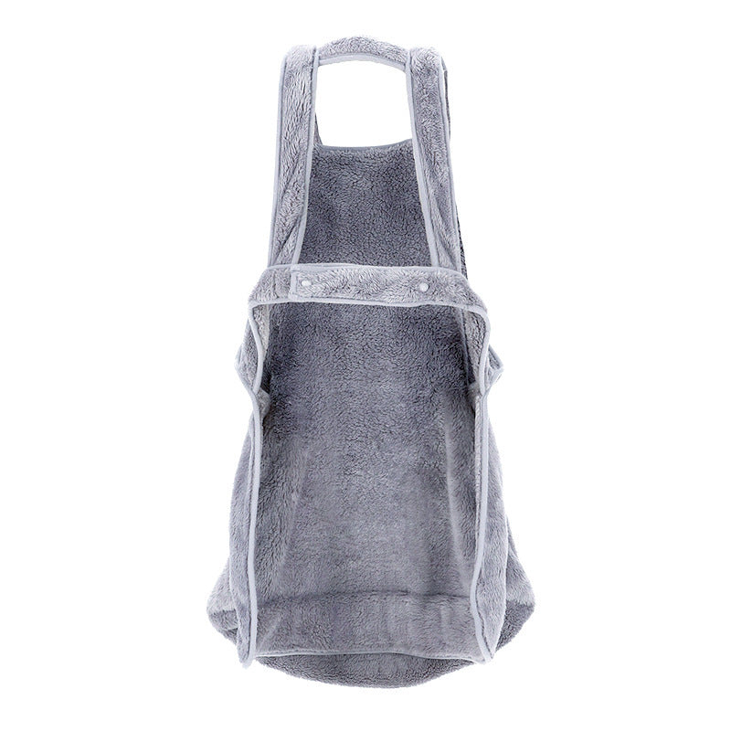 KFX-5982525 Plush Velvet Pet Backpack for Comfortable On-the-Go Use