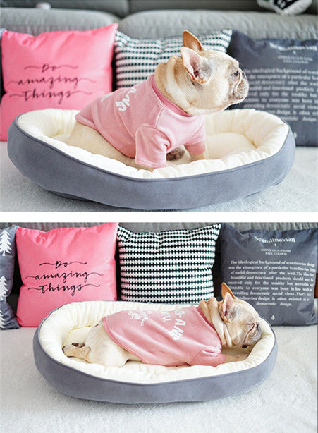 KFX-5986109 Reversible Dog Kennel Mat Made of Soft Cotton Cloth - Available in S and L Sizes