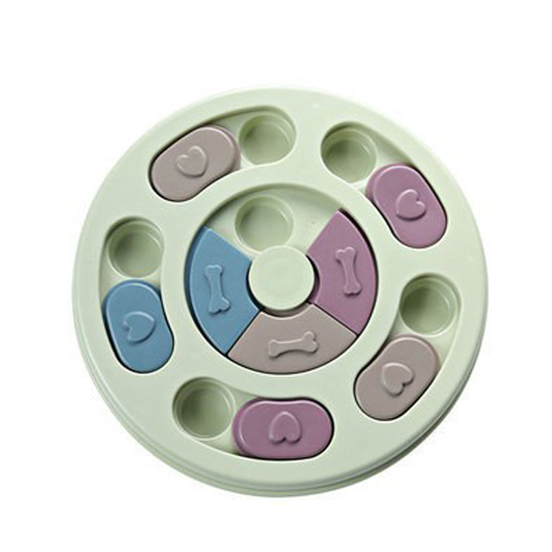 KFX-5987517 Interactive Dog Puzzle Feeder Toy for Mental Stimulation and Slow Eating - Size 28.5 x 25 x 4 cm