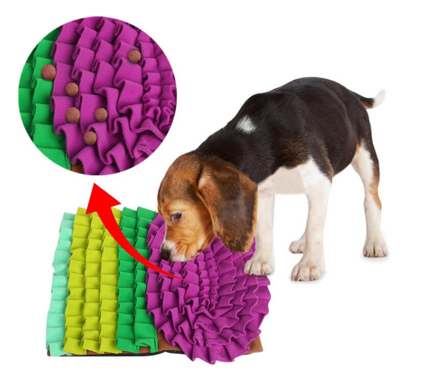 KFX-5987901 Pet Sniffing Mat for Dogs - Soft Canvas Stress Relief Toy