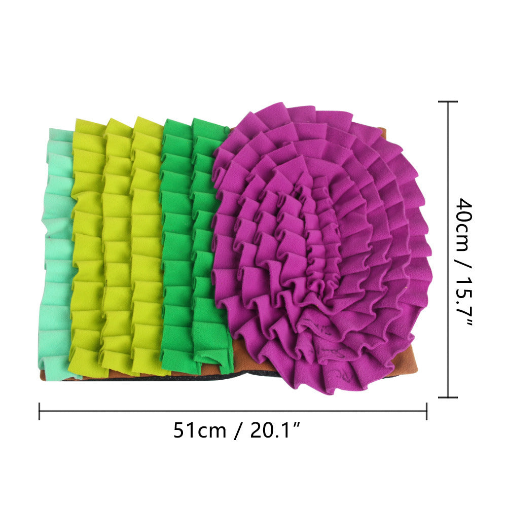 KFX-5987901 Pet Sniffing Mat for Dogs - Soft Canvas Stress Relief Toy