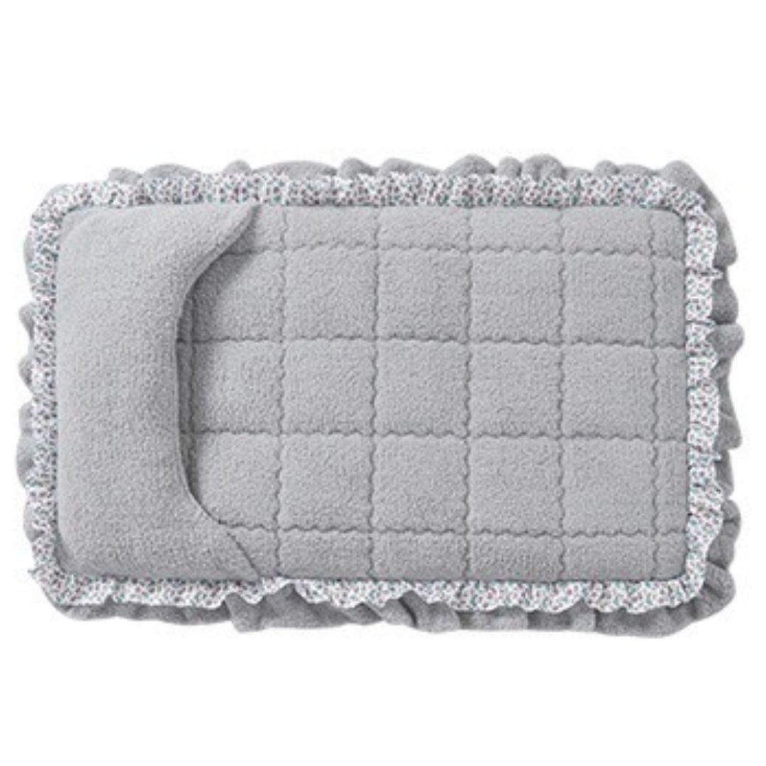 KFX-5993661 Lace Mattress for Dogs in Fall Cherry Powder & Misty Gray - Available in Multiple Sizes