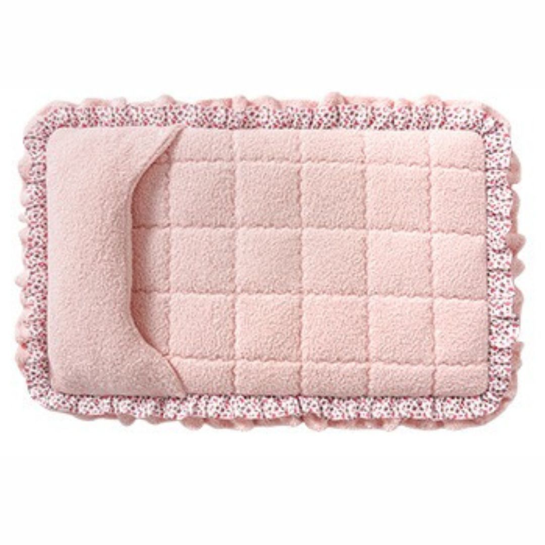 KFX-5993661 Lace Mattress for Dogs in Fall Cherry Powder & Misty Gray - Available in Multiple Sizes