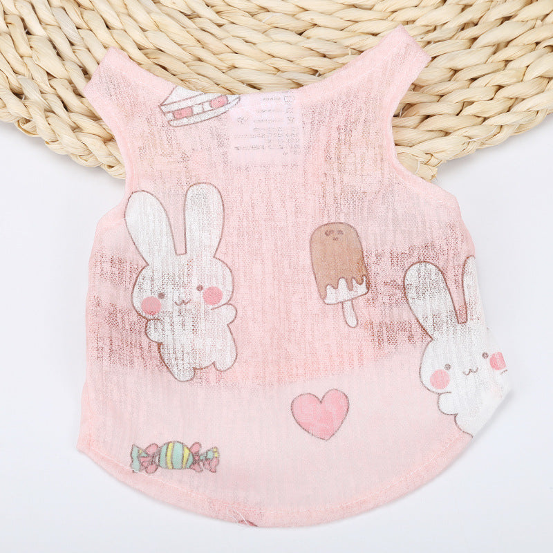 KFX-5995965 Casual Acrylic Pet Vest Shirt for General Use