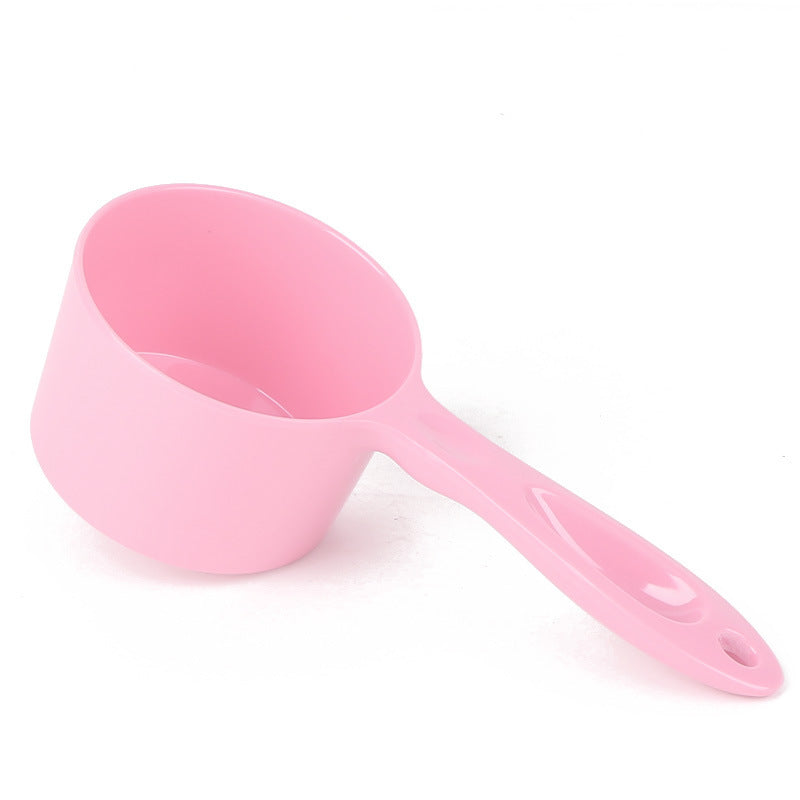 KFX-5999037 Ergonomic 1/2 Cup Food Scoop for Dogs, Cats, Birds, and Rabbits - Durable Melamine, Dishwasher Safe