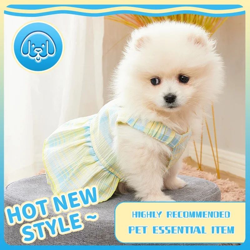 KFX-5999165 Princess Dog Dress for Small to Large Dogs - Cute Outdoor Skirt Pet Apparel