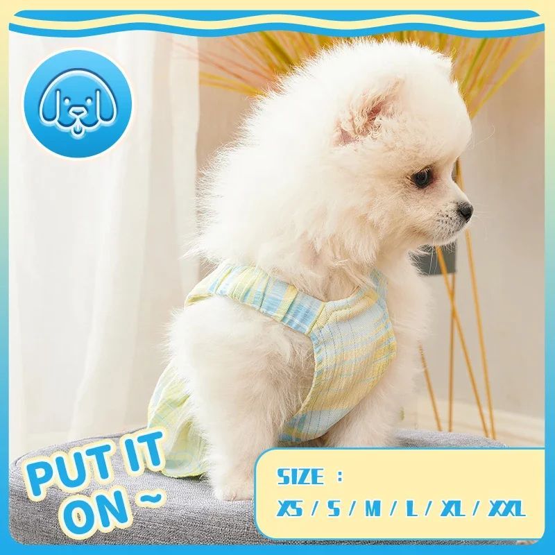 KFX-5999165 Princess Dog Dress for Small to Large Dogs - Cute Outdoor Skirt Pet Apparel