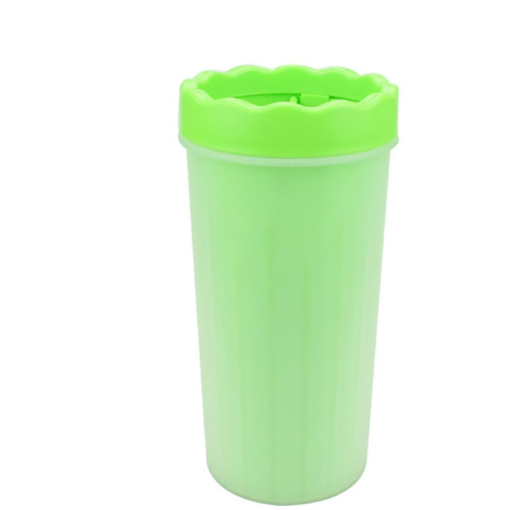 KFX-5999421 Silicone Dog Paw Washer Cup with Soft Bristles - Easy to Clean and Non-Toxic Material