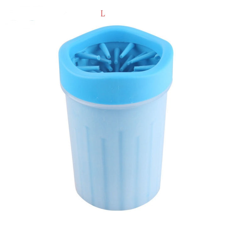 KFX-5999421 Silicone Dog Paw Washer Cup with Soft Bristles - Easy to Clean and Non-Toxic Material