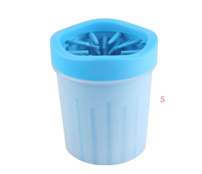 KFX-5999421 Silicone Dog Paw Washer Cup with Soft Bristles - Easy to Clean and Non-Toxic Material