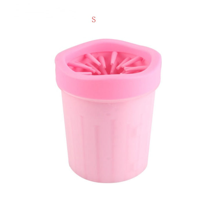 KFX-5999421 Silicone Dog Paw Washer Cup with Soft Bristles - Easy to Clean and Non-Toxic Material