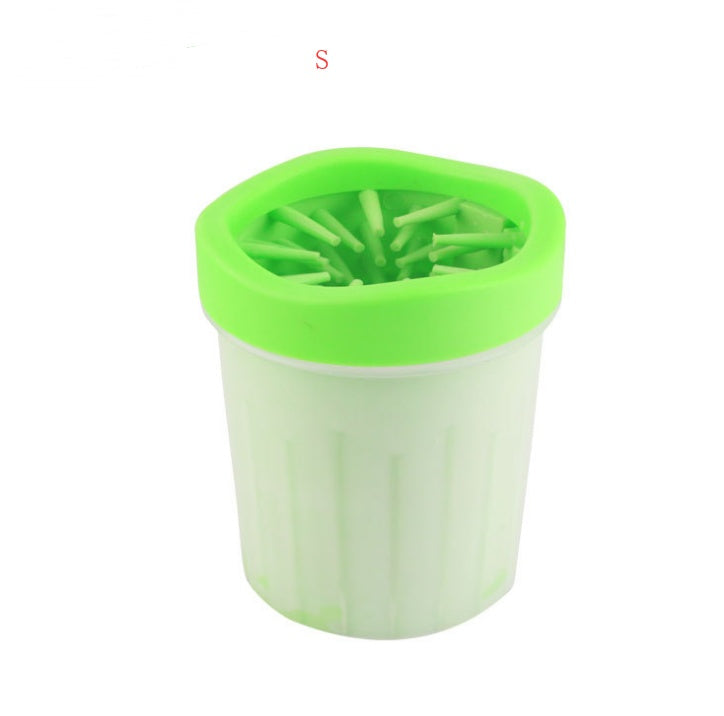 KFX-5999421 Silicone Dog Paw Washer Cup with Soft Bristles - Easy to Clean and Non-Toxic Material