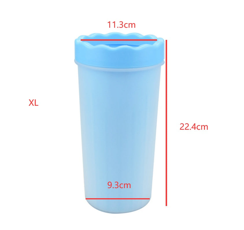 KFX-5999421 Silicone Dog Paw Washer Cup with Soft Bristles - Easy to Clean and Non-Toxic Material