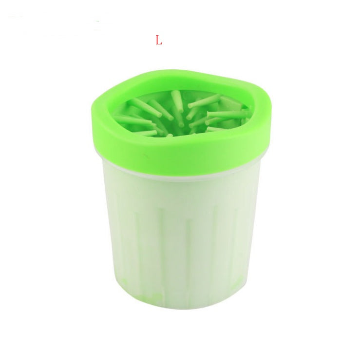 KFX-5999421 Silicone Dog Paw Washer Cup with Soft Bristles - Easy to Clean and Non-Toxic Material