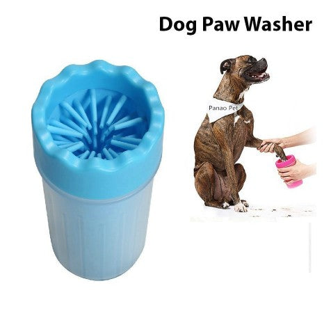 KFX-5999421 Silicone Dog Paw Washer Cup with Soft Bristles - Easy to Clean and Non-Toxic Material