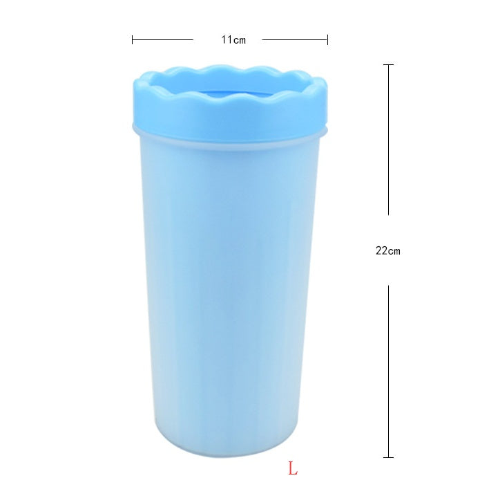 KFX-5999421 Silicone Dog Paw Washer Cup with Soft Bristles - Easy to Clean and Non-Toxic Material