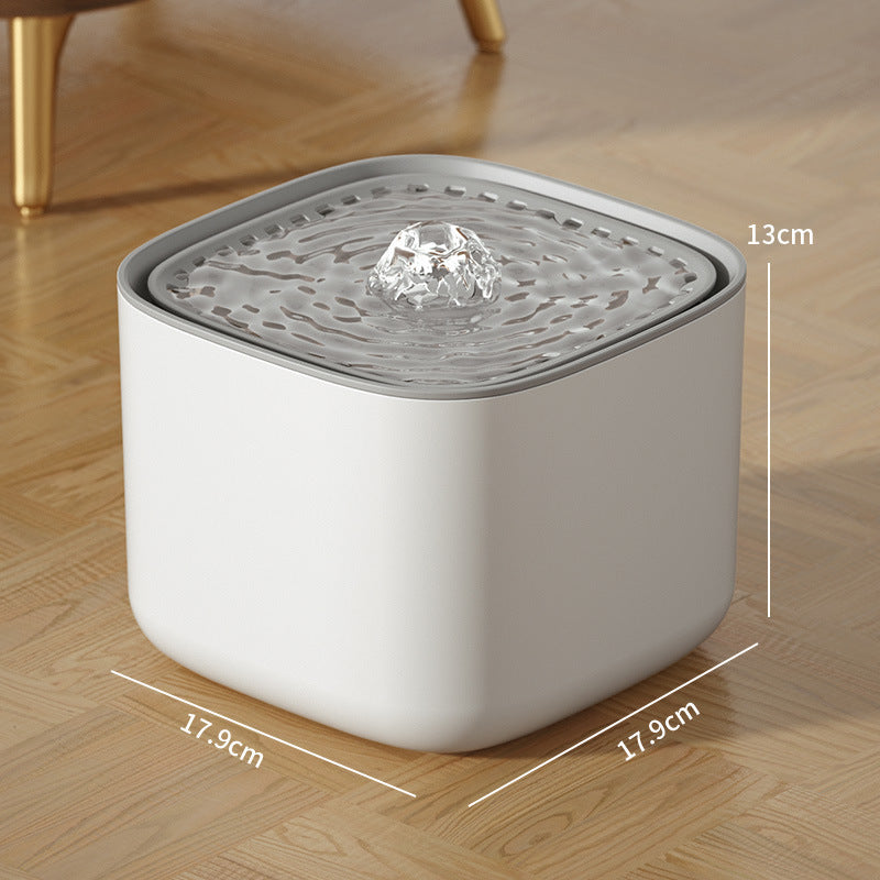 KFX-6003389 Large Capacity Automatic Constant Temperature Water Fountain for Dogs and Cats - USB Plug-In, Multiple Colors Available