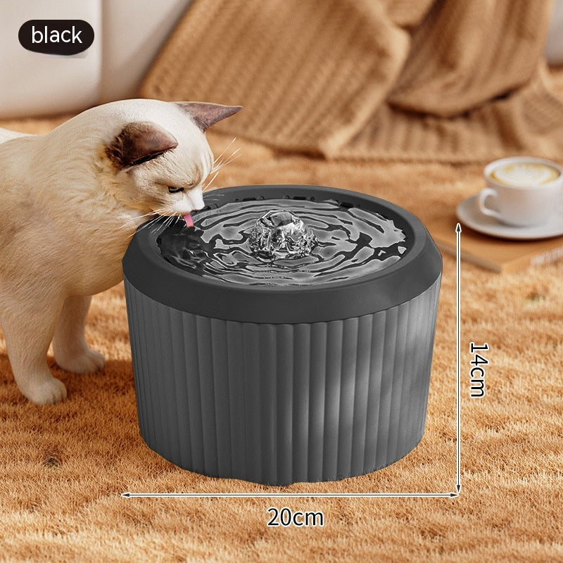 KFX-6003389 Large Capacity Automatic Constant Temperature Water Fountain for Dogs and Cats - USB Plug-In, Multiple Colors Available