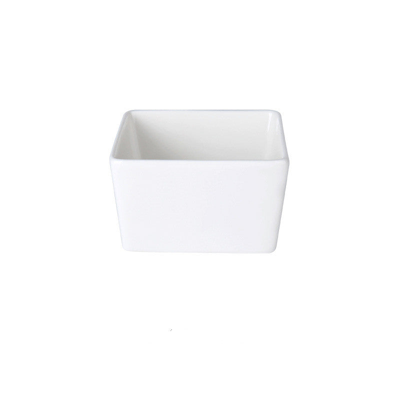 KFX-6003517 Ceramic Pet Rice Bowl with Bamboo Stand for Cats and Dogs - 300ml Capacity