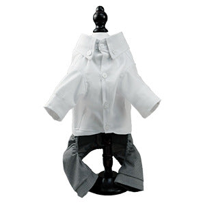 KFX-6003901 Cozy Cotton Vest and Trousers Suit for Four-Legged Friends, Sizes XS to 2XL