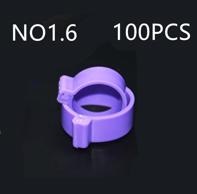 KFX-6009149 Colorful Open Ring Poultry Foot Rings - 100 PCS, 16mm Diameter for Chicken Farms