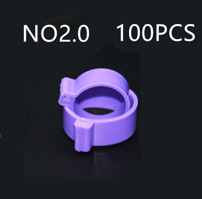 KFX-6009149 Colorful Open Ring Poultry Foot Rings - 100 PCS, 16mm Diameter for Chicken Farms