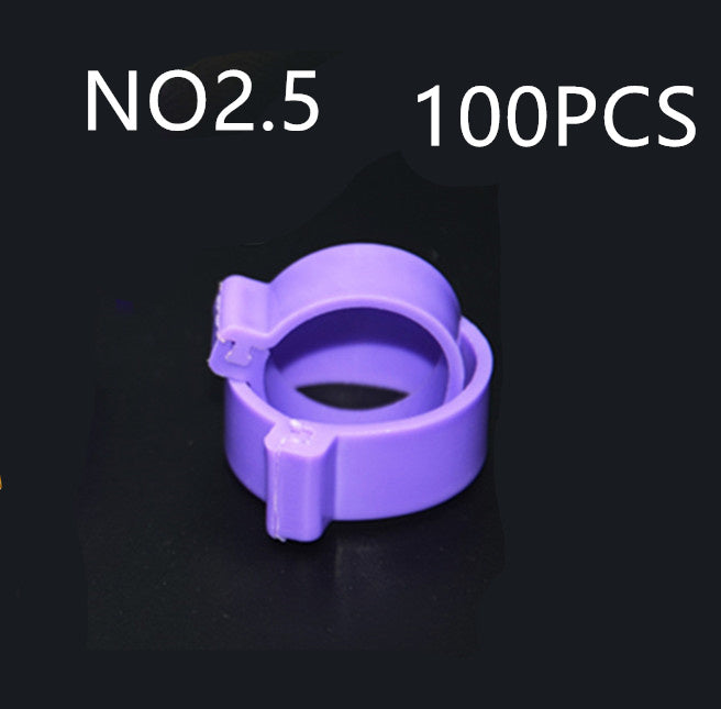 KFX-6009149 Colorful Open Ring Poultry Foot Rings - 100 PCS, 16mm Diameter for Chicken Farms