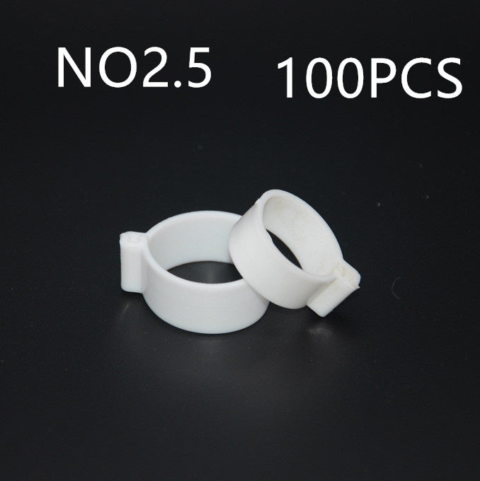 KFX-6009149 Colorful Open Ring Poultry Foot Rings - 100 PCS, 16mm Diameter for Chicken Farms