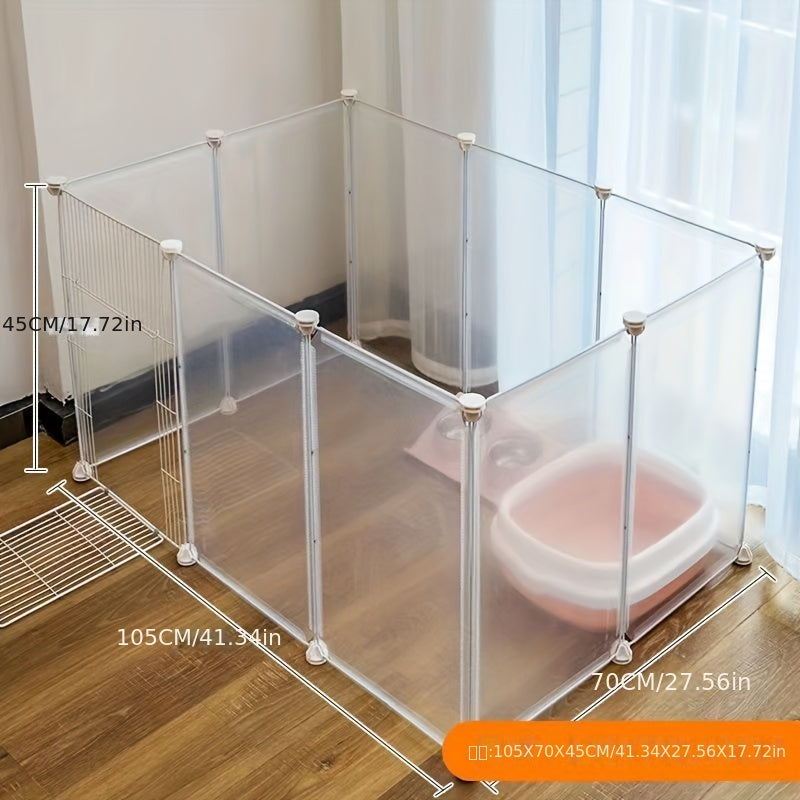 KFX-6010557 Indoor Dog Pen for Small to Medium Dogs – Versatile Home Isolation and Kennel Fence with Access Door